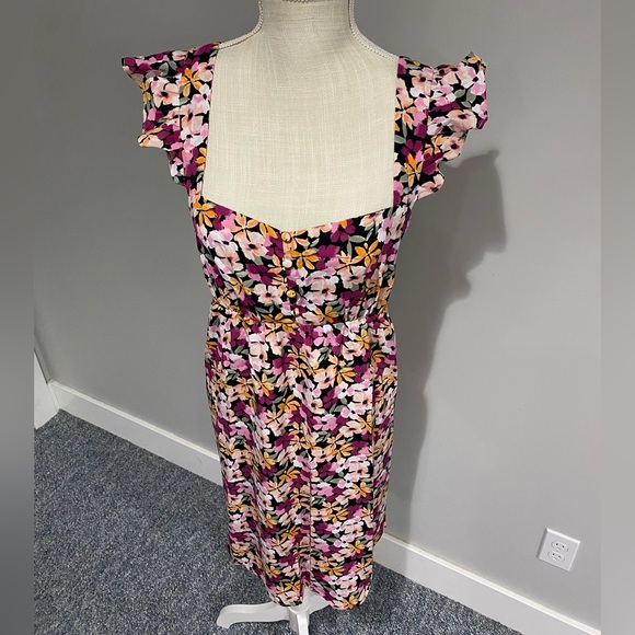 CUPSHE Floral Dress W/ Open Back NWT - Picture 4 of 7